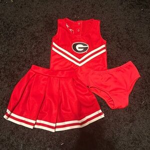 UGA girls Cheerleading Uniform